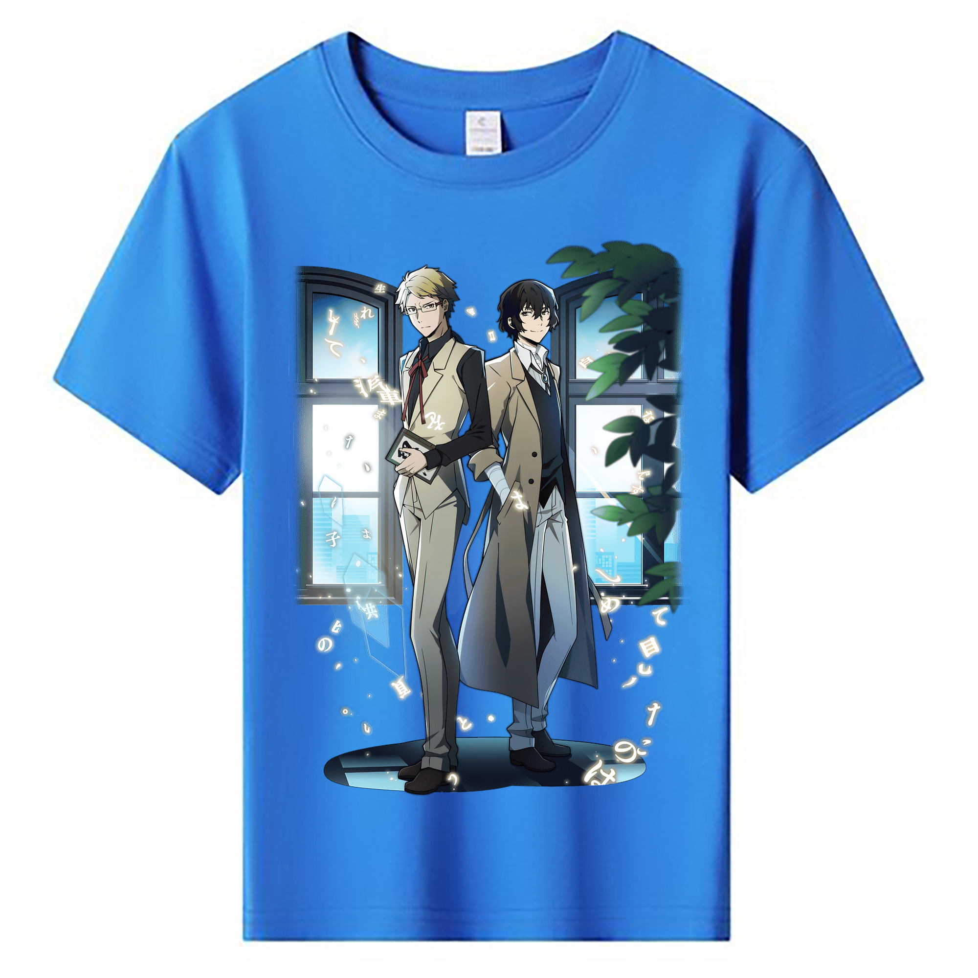 （画像用） 文豪ストレイドッグス Bungo Stray Dogs 綿100％キッズTシャツ（フロントプリント）